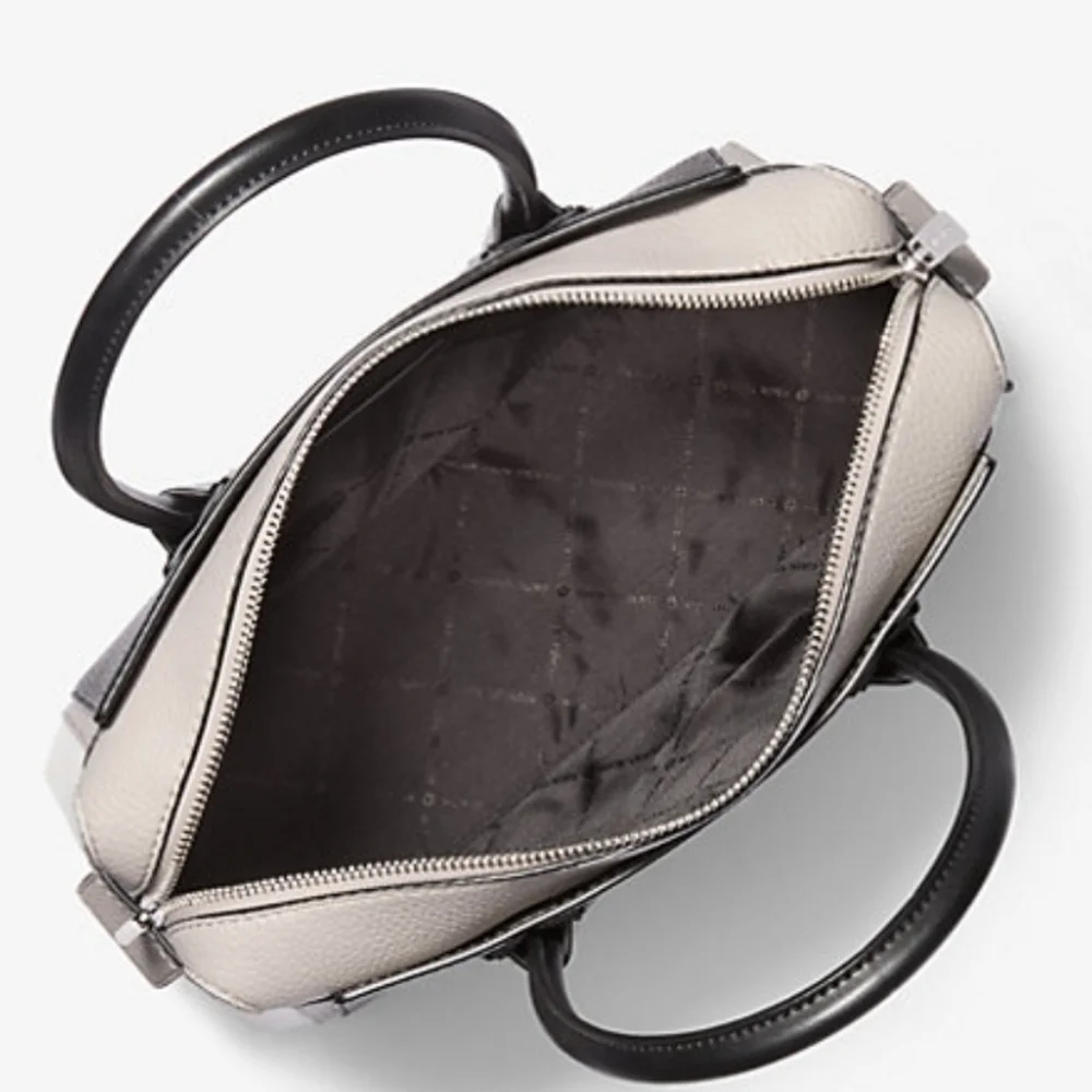 Michael Kors NWT Mercer Medium Color-Block Belted Satchel